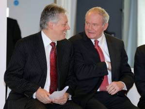 Peter Robinson and Martin McGuinness: no depth too low for the
